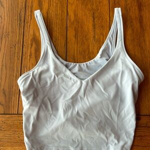 Lululemon light blue align crop tank